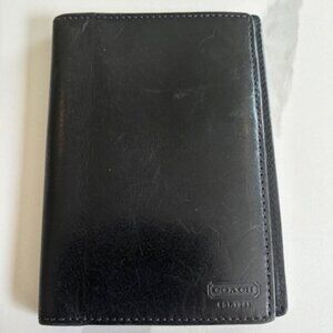 Coach Leather Passport Credit Card Case